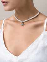 Чокер "Pearl Shell" с перламутром Silver