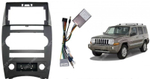 Магнитола для Jeep Commander 2005-2010 - Carmedia SF-9303 (кнопки и крутилки) Android 13, TS20, 6+128Гб, CarPlay, 4G SIM-слот