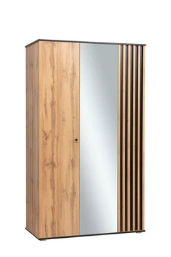 Шкаф для одежды Либерти 51.14 (опора h20) Дуб вотан/Черный