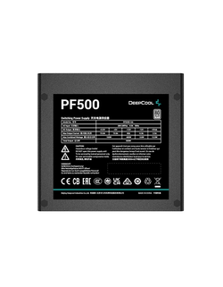 Deepcool PF500 80+ (ATX 2.4 500W, PWM 120mm fan, 80 PLUS, Active PFC) RET