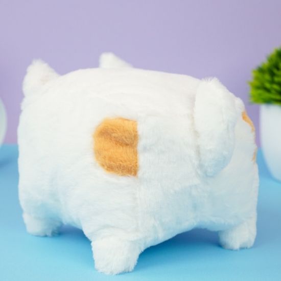 Мягкая игрушка Котенок белый, 15 см