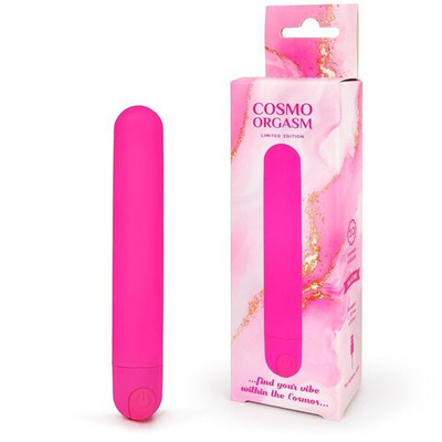 Ярко-розовый классический перезаряжаемый мини-вибратор - 12 см. (Цвет: ярко-розовый)