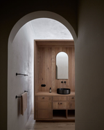 Смеситель для раковины Gessi Ingranaggio, длинный излив, встраиваемый, цвет Matte Black