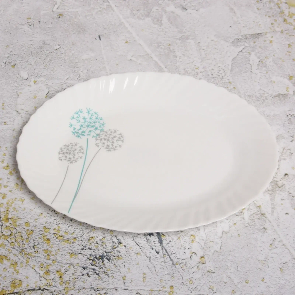 Блюдо сервировочное «Одуванчики» 29,5*22,5см стеклокерамика