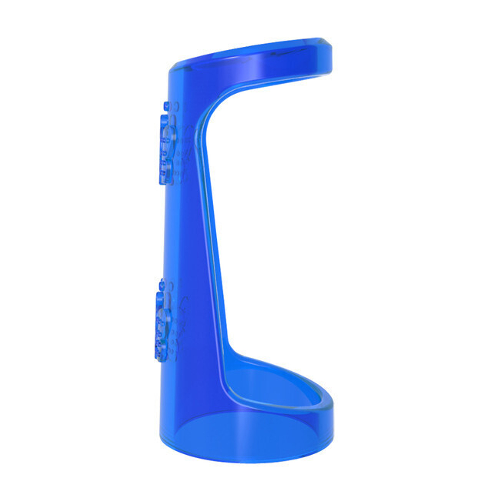 Эрекционное кольцо Double Girth Cages, синий (Цвет: синий)