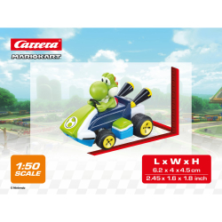 Радиоуправляемая машина Carrera RC Mario Kart 430034 Йоши Mini 1:50 2,4 ГГц — фото 7