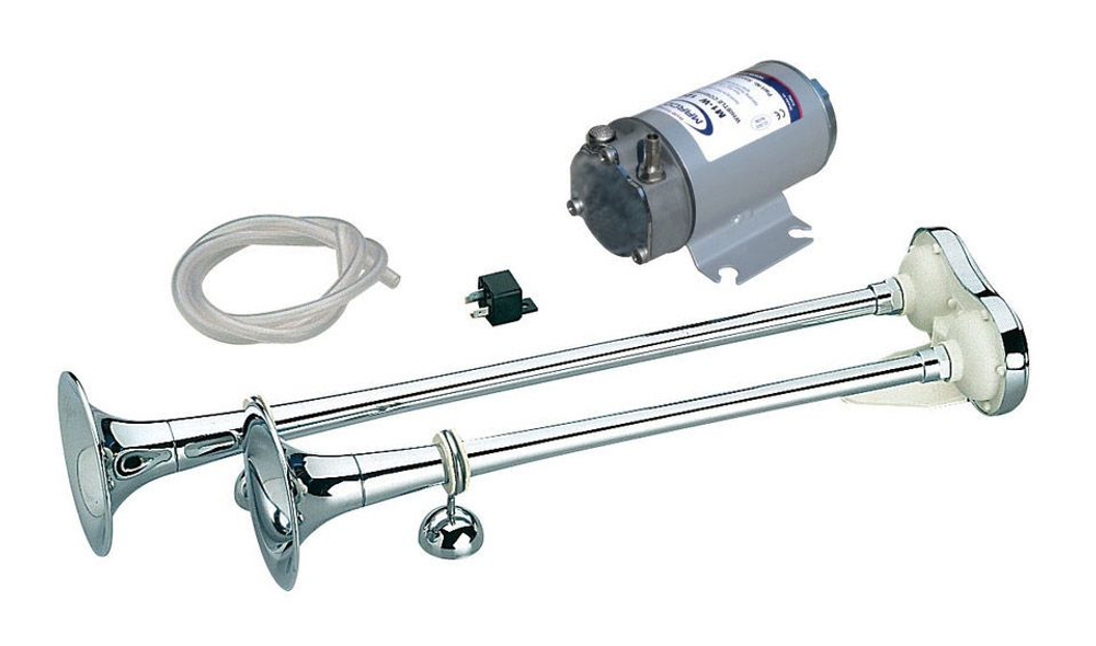 Электропневматический горн, двухрожковый, 177/218 Гц (10014868)