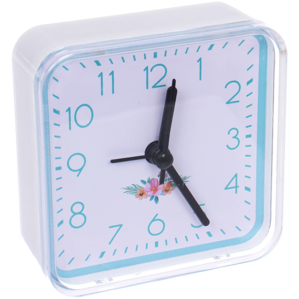 Будильник «Глори» 7,5*7,5*3см, микс цветов