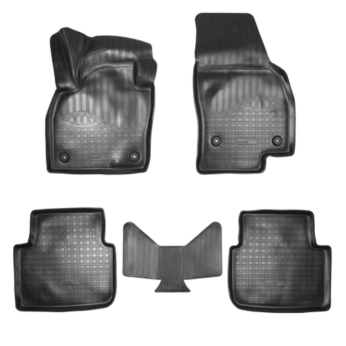 Ковры в салон Norplast/Unidec для Skoda Kamiq (2019-)Полиуретан,Черный, арт.NPA11-C81-200