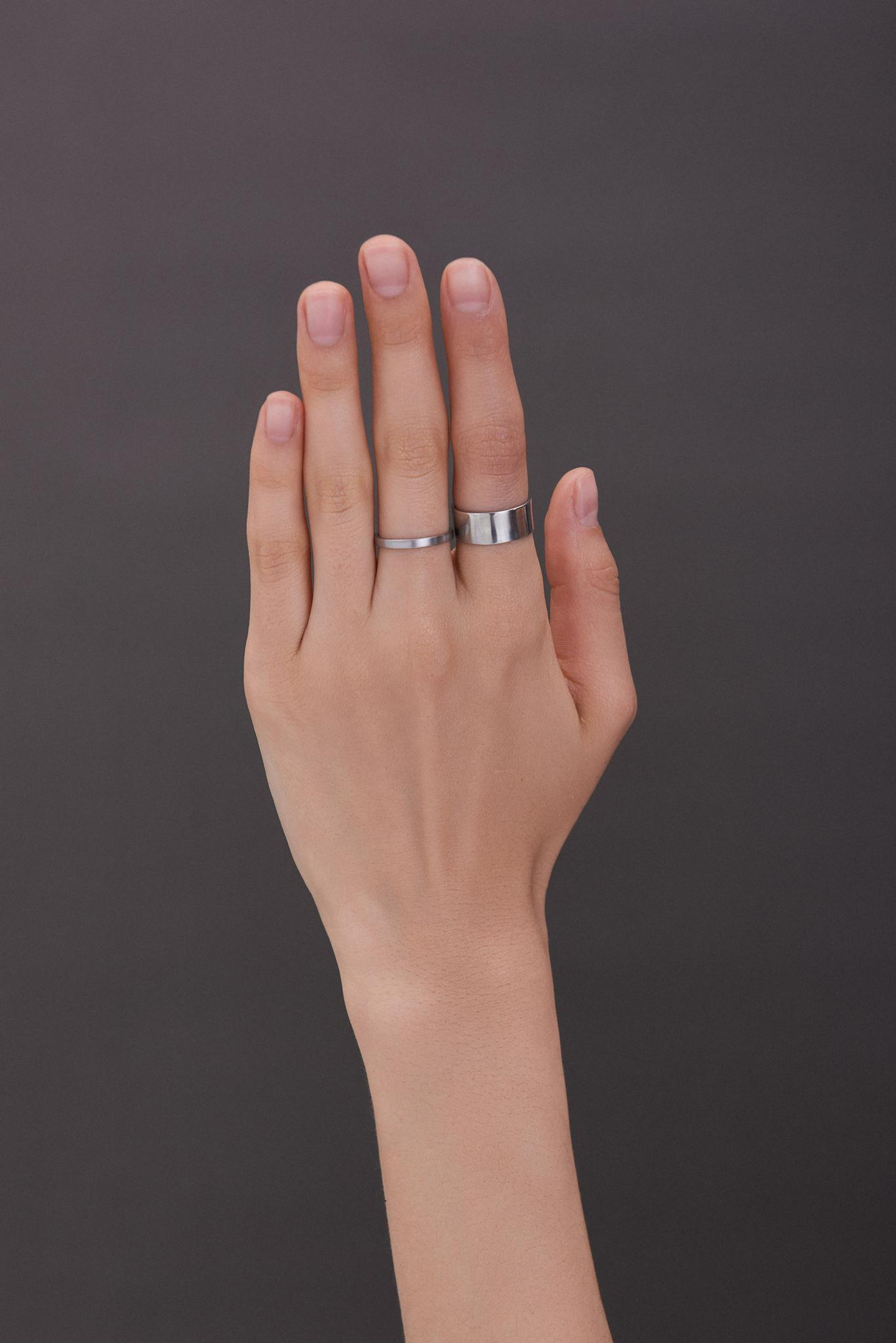 Кольцо Base 8 мм глянцевое