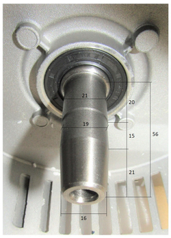 Двигатель бензиновый TSS KM 170FD (C-тип, вал конус L-56 mm) (SGG2800EN/2000)