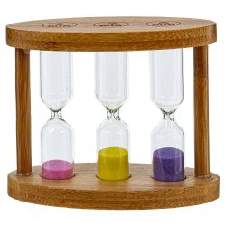 GAEM Часы песочные (1/3/5 мин.), L11 W5 H9 см, 3в.