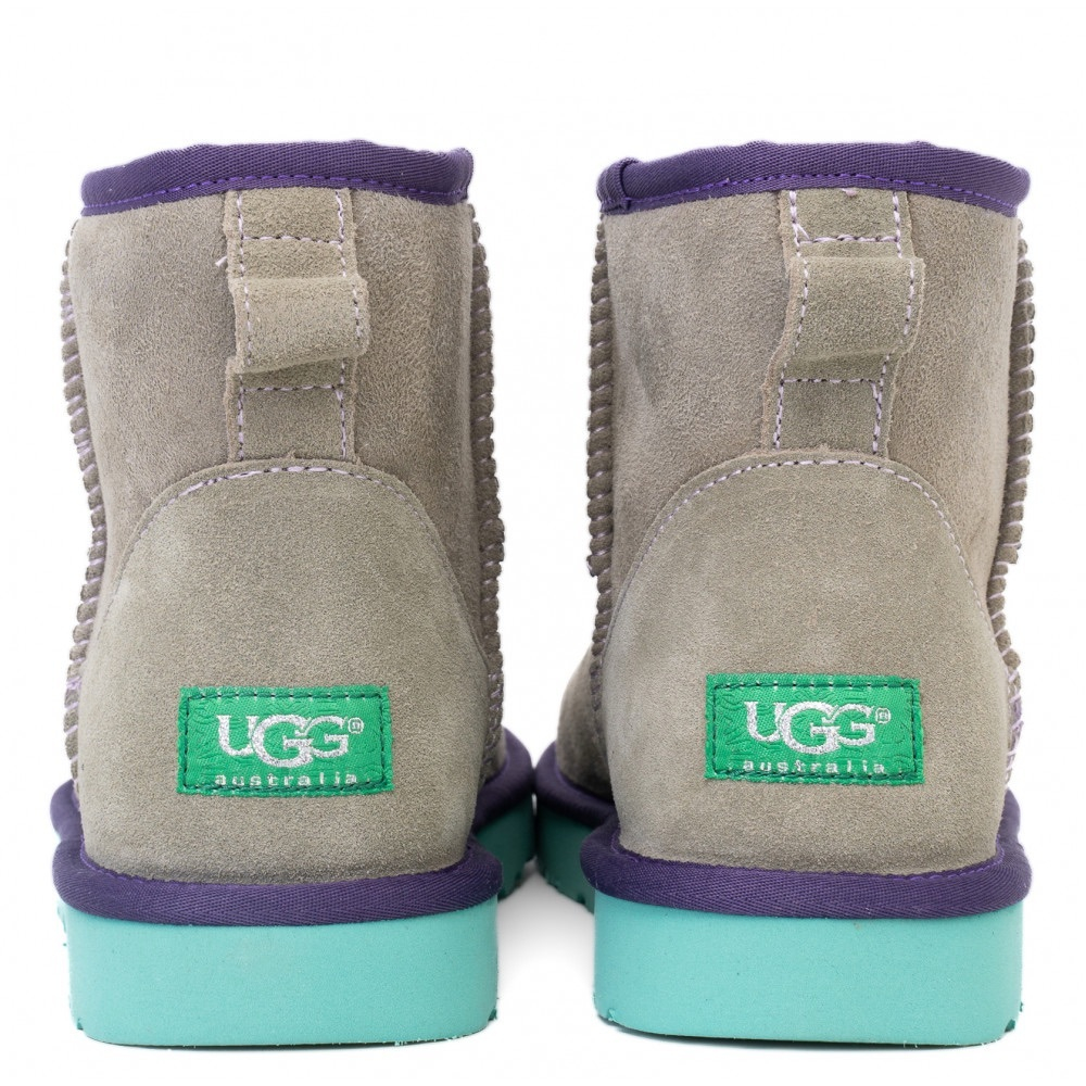 UGG Classic Mini II Grey-Aqua