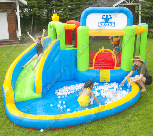 Батут в квартиру "Водная горка" 5,2*4,1*2,25 м