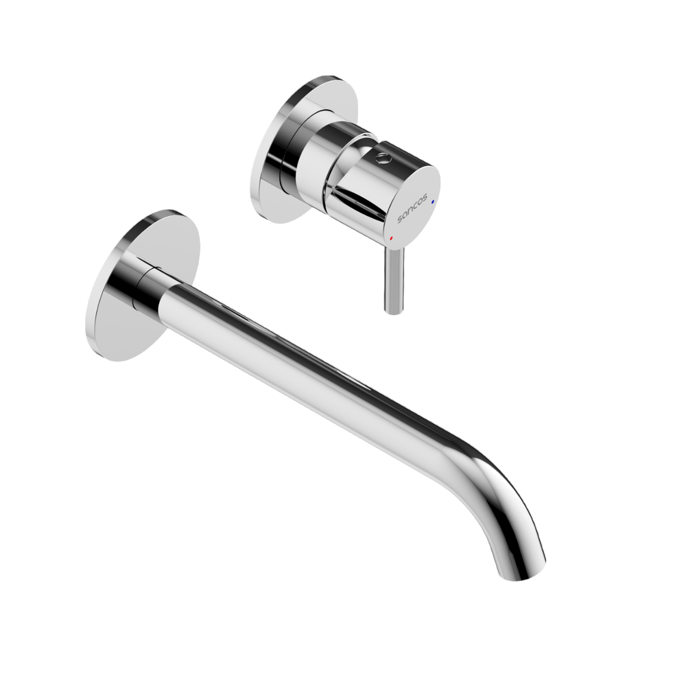 Смеситель для раковины Sancos Etna с внутренней частью, хром, арт. SC9004CH