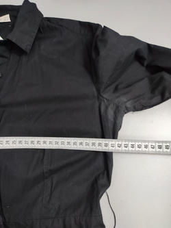 Платье-рубашка Mango черное 44 размер