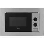 Встраиваемая микроволновая печь Midea MM820B2Q-SS 20 л, 800 Вт, 9 программ, гриль, нерж. сталь