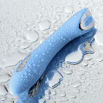 Голубой силиконовый вибратор 21см с электростимуляцией ToyFa Physics Tesla Gpoint 796004