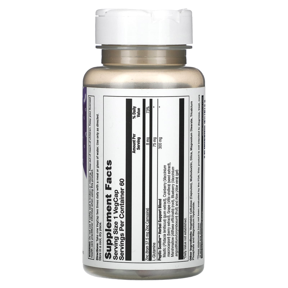 Natural Balance, Peptic Soothe, 60 растительных капсул