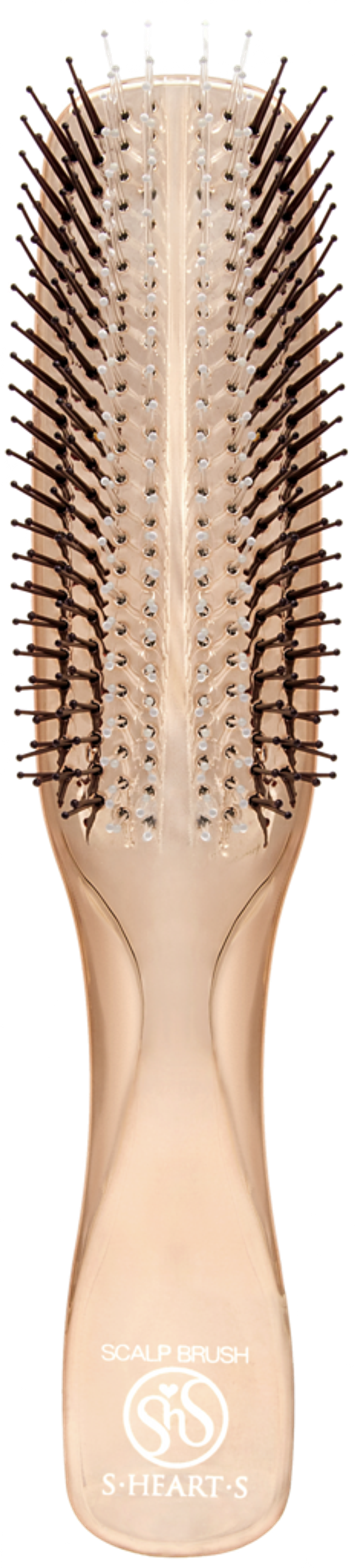 S-HEART-S Расческа Scalp Brush Gold с длинной ручкой