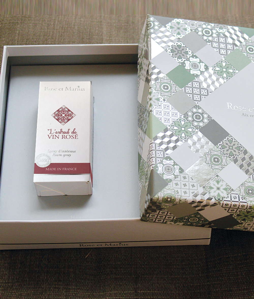 Ароматический диффузор и спрей парфюмированный 100мл Rose et Marius Coffret Vin Rose фото