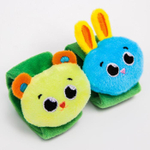 3612302 Погремушка - браслетик развивающая «Зверята», набор 2 шт.