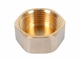 Заглушка лат. 3/4" В никель