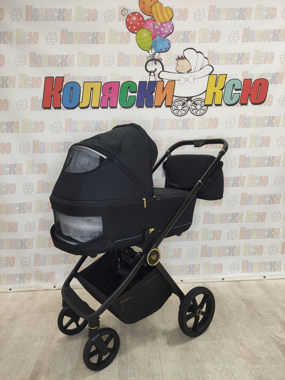 Модульная коляска Sweet Baby Stella Plus Therma Black