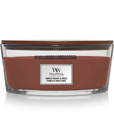 Копченый орех и клен, ароматическая свеча эллипс, WoodWick