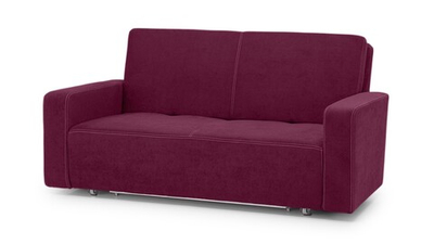 Диван Роин Vivaldi 35 187*100*86 см, Темно-бордовый Велюр Аккордеон Фиеста