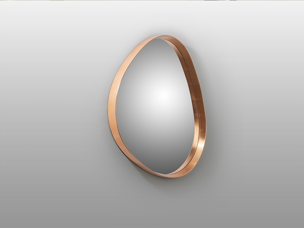 Julie Декоративное зеркало розовое золото