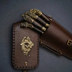 Подарочный набор шампуров "Дракон"