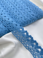 Кружево голубое