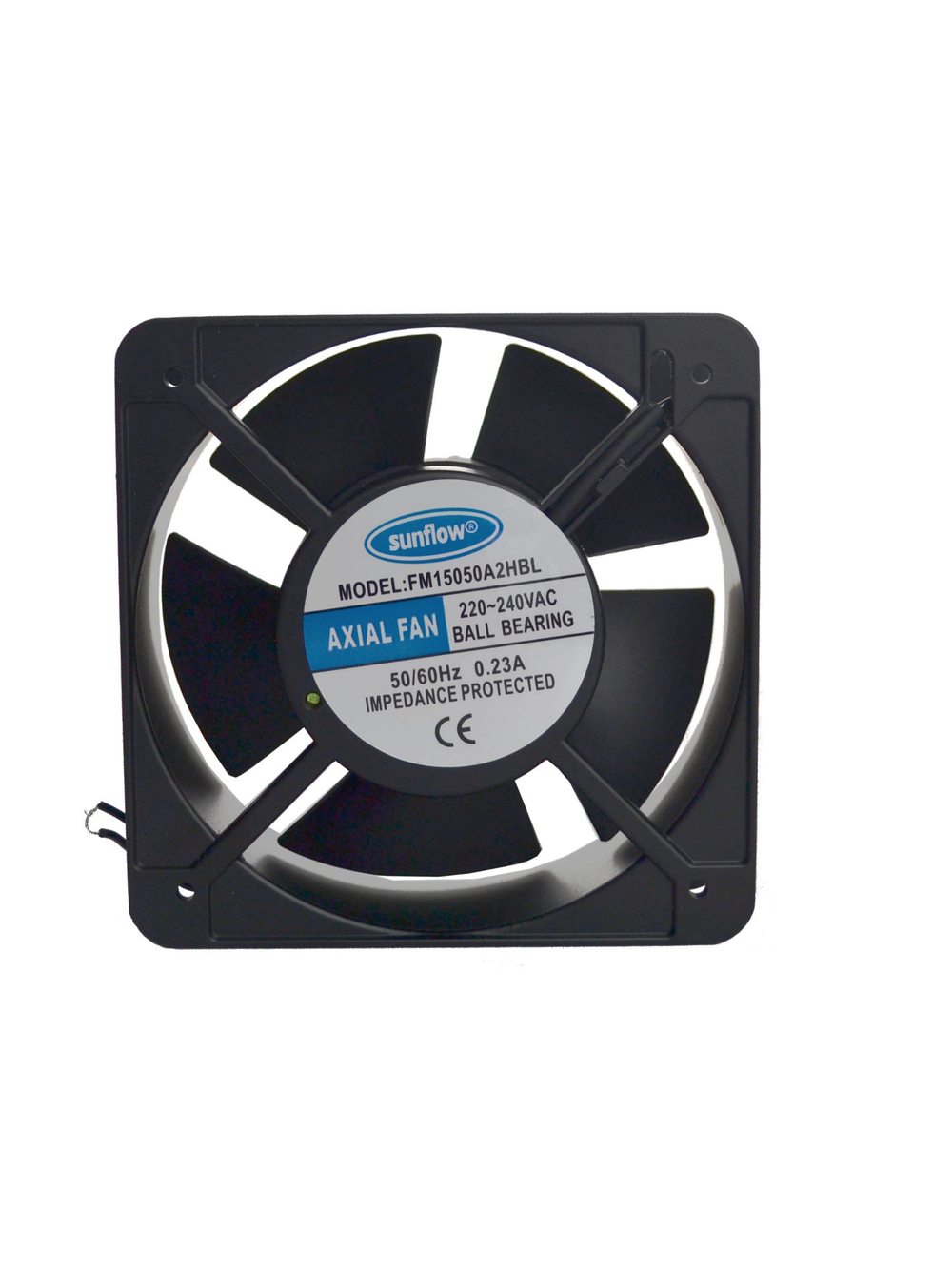 Вентилятор плоский 150х150х50 мм 220V с подшипником качения FM15050A2HBL