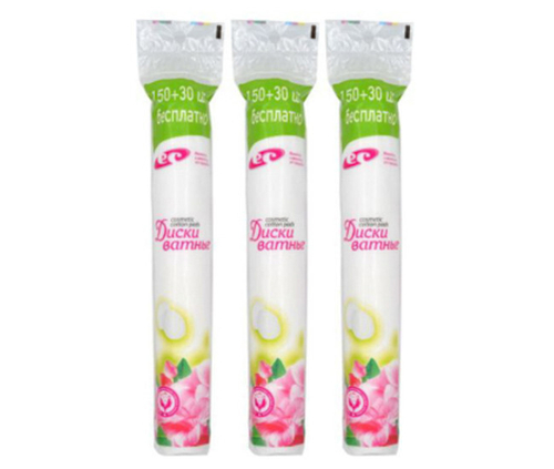 Ватные диски Е.С 150+30