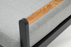 Кресло из алюминия MAYA темный графит