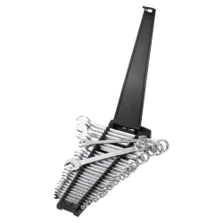 Набор ключей комбинированных 25пр.(6,7,8,9,10-2шт,11,12-2шт,13-2шт,14-2шт,15,16,17-2шт,18,19,21,22,24,27,30,32мм),в пластиковом держателе RockForce##Rock FORCE RF-5261MP