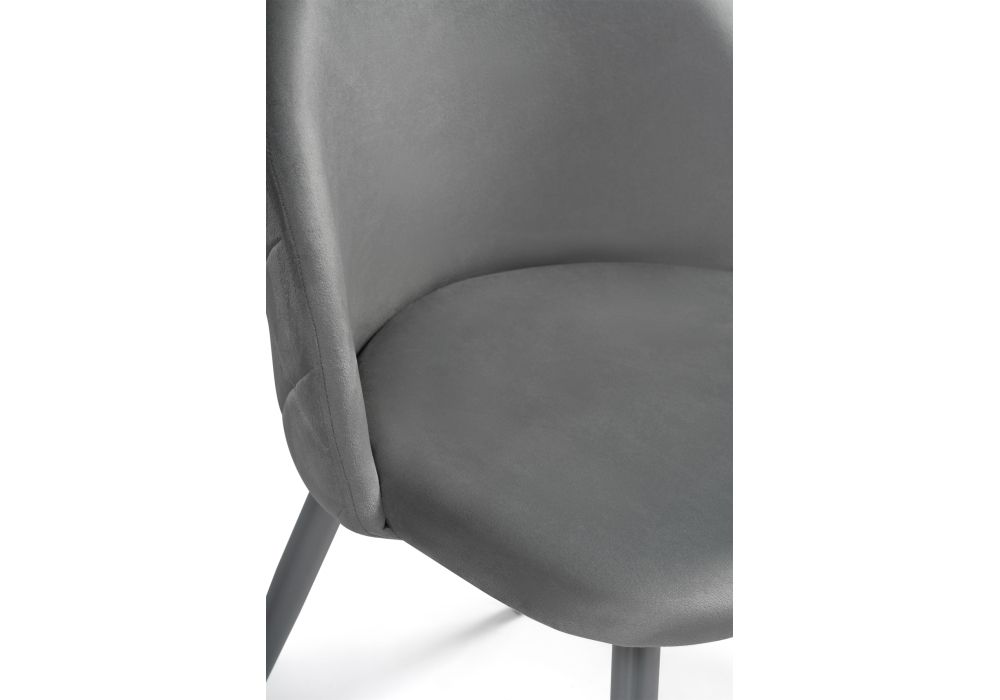 Стул на металлокаркасе Aldo 1 gray