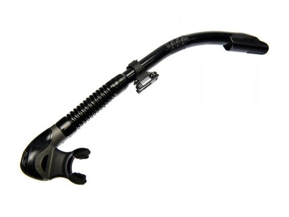 Трубка с клапаном Sargan Бетта Черная Черный силикон Черный верх