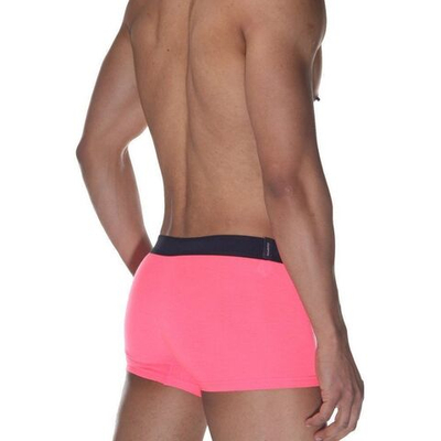 Розовые хлопковые трусы-боксеры (Размер: L) (Цвет: розовый)