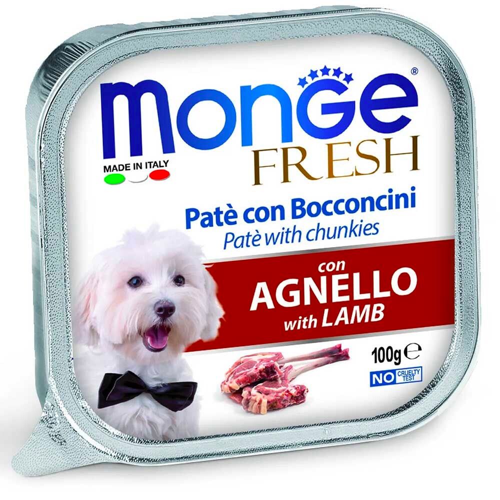 Monge Dog Fresh 100 г ягненок - консервы для собак