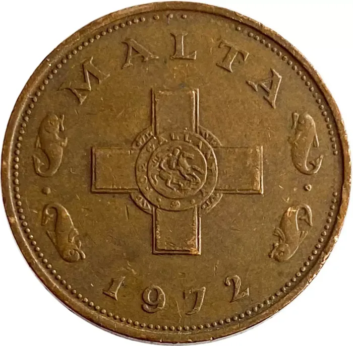 1 цент 1972 Мальта