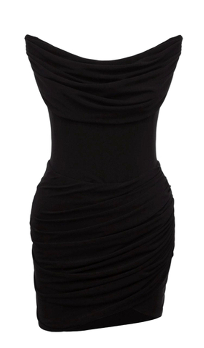 Короткое вечернее платье с корсетом