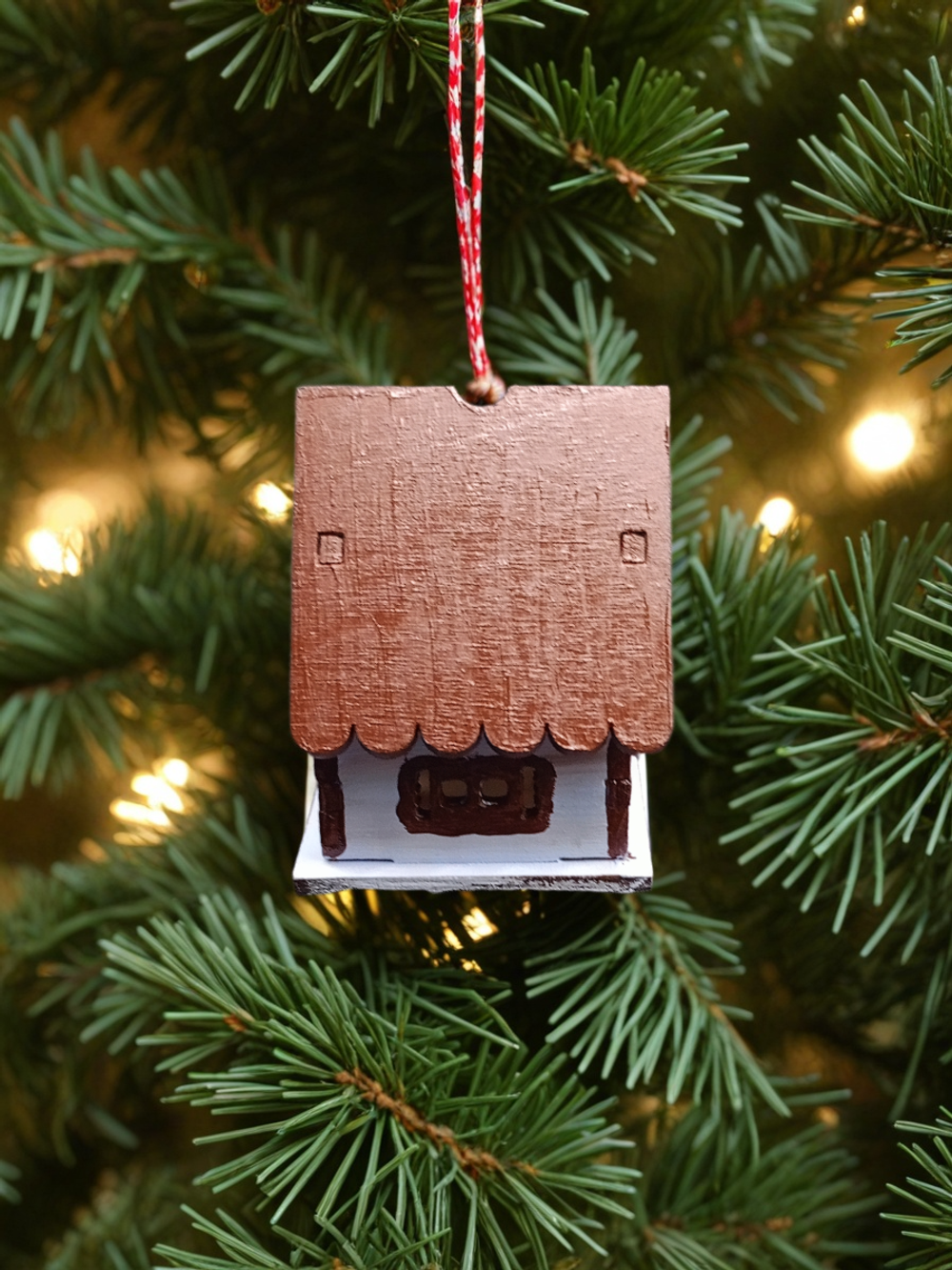 Елочная игрушка Домик