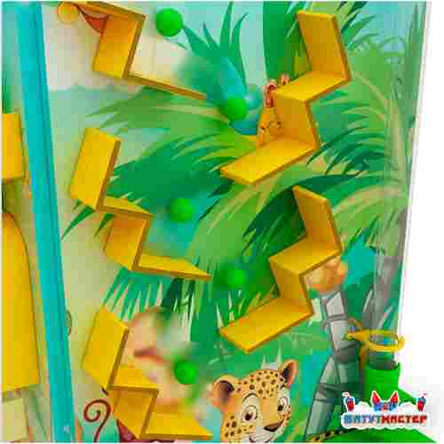 Детская интерактивная стена «Дикая тропа», 1,2×1,2×1,8 м