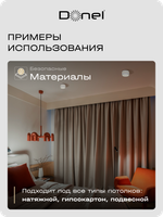 Светильник накладной,  GX53,  D90xH50мм,  IP20,  белый,  без лампы