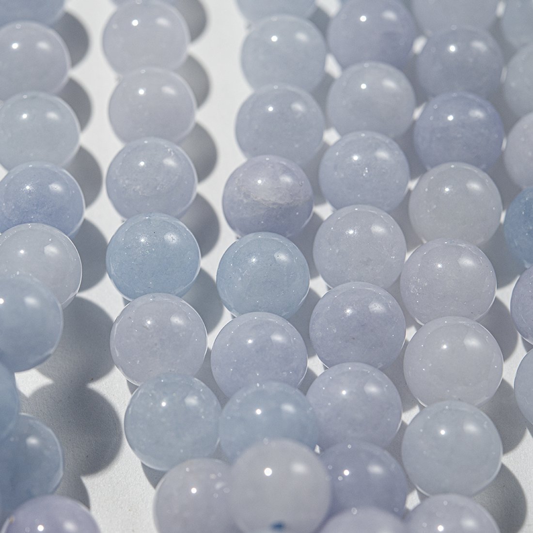 Аквамариновый кварц, 10,1мм, шар