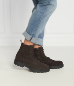 Кожаные трапперы adley BOSS BLACK - коричневый(50503650)