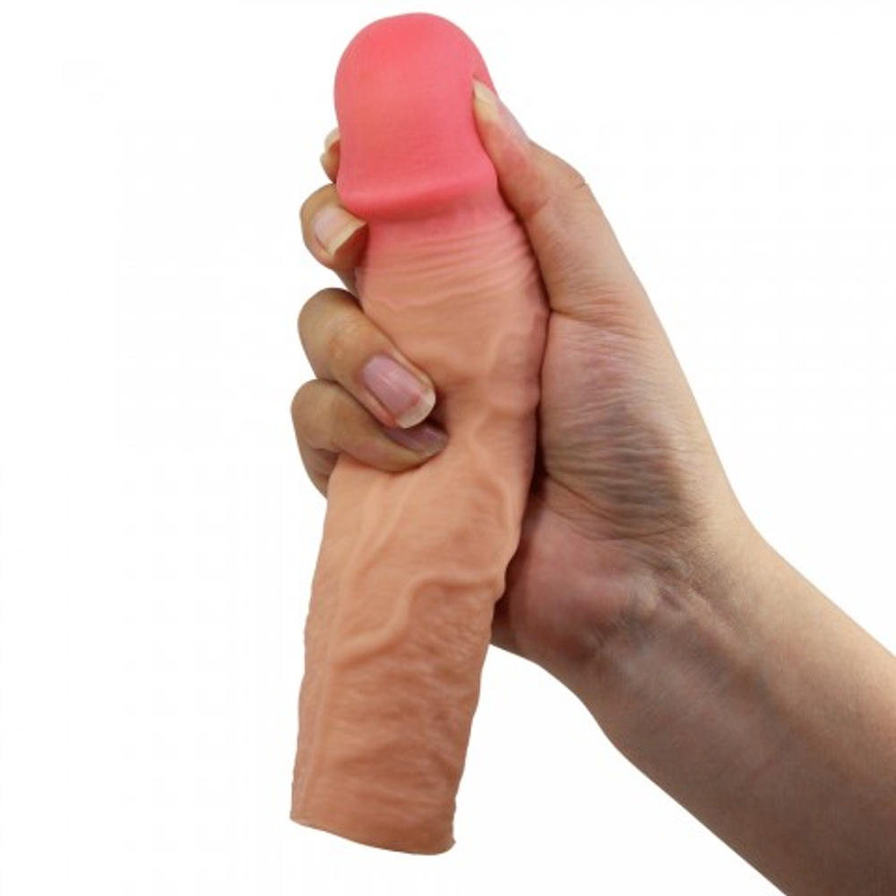 Реалистичная насадка на пенис Stevenson (20.5 см) телесная