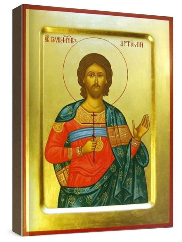 Артемий Антиохийский (рукописная икона)